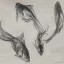 Gaston SUISSE (1896-1988) - Poissons exotiques.